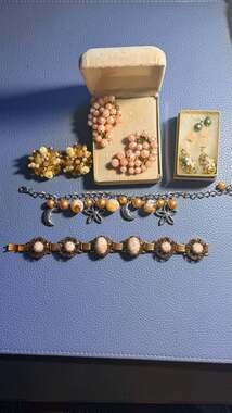 Vintage Mid-Century Costume Jewelry Lot